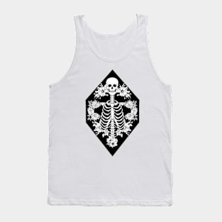 Skeletons and flowers Tank Top